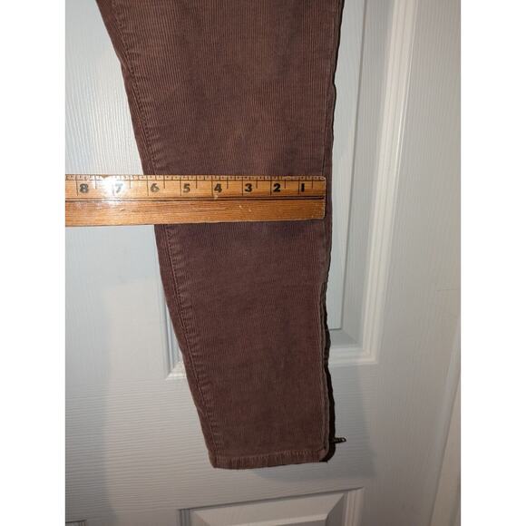 J. Crew Corduroy jean womens 30x26 Bootcut low rise zip closure pants brown - Picture 8 of 15
